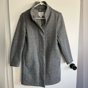 Soft grey coat from Old Navy XS petite